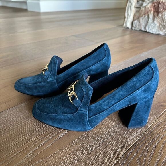 BELLA VITA Tam Loafer Pump In Kidsuede Leather - Picture 5 of 9